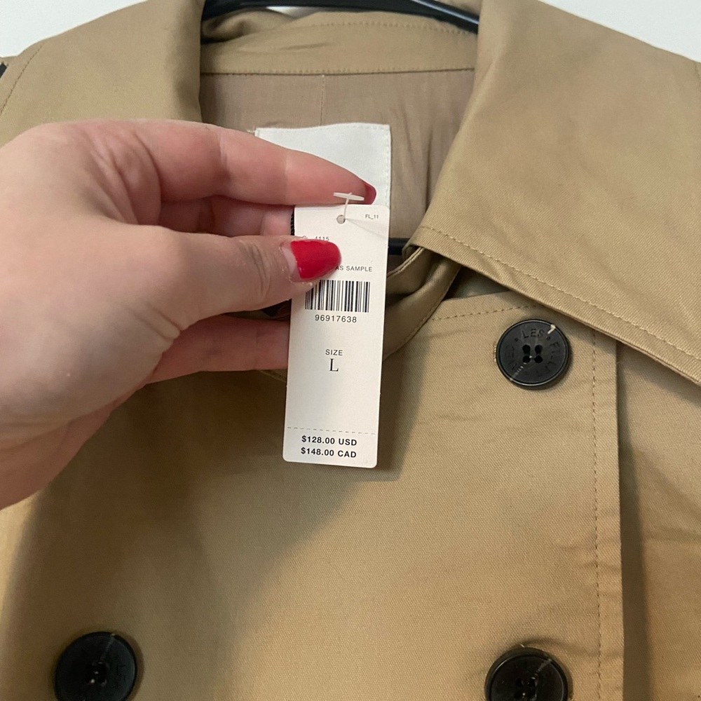 Anthropologie Trench cropped vest - Picture 4 of 5